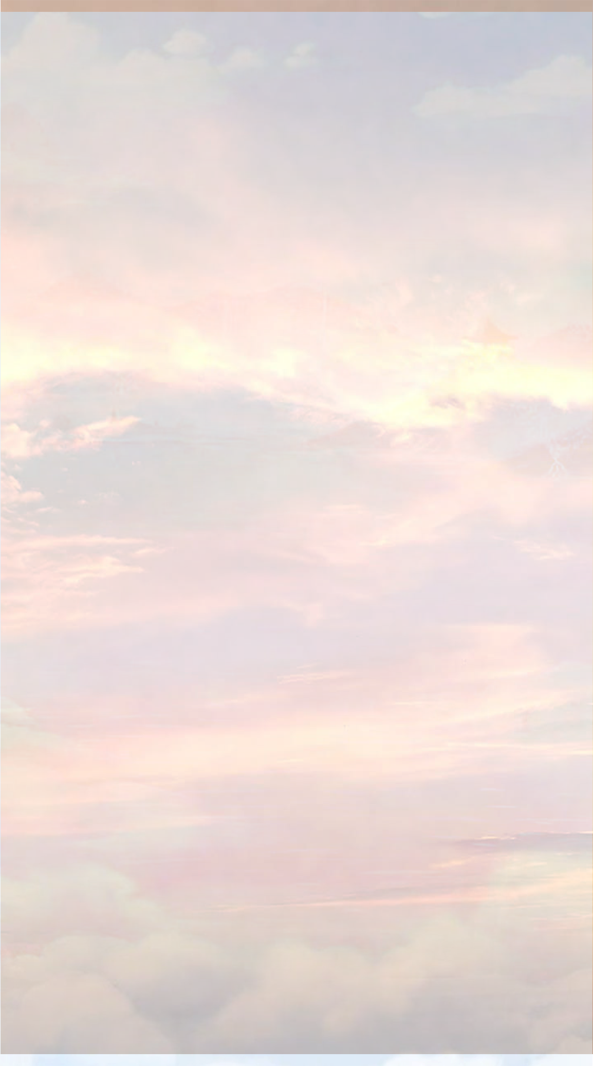 Dreamy sunset clouds background